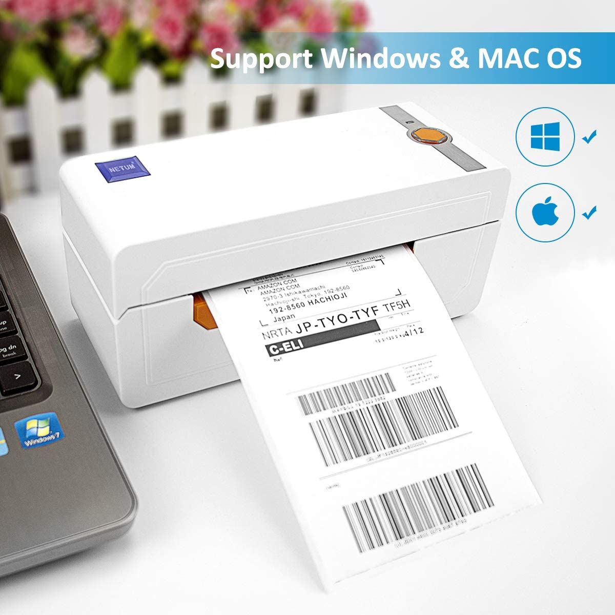 NETUM Label Printer, High Speed Commercial Grade Direct Thermal Printer, 4×6 Printer, Barcode Printer, Compatible with Ebay,Amazon,USPS,Etsy,Shopify NETUM Label Printer, High Speed Commercial Grade Direct Thermal Printer, 4×6 Printer, Barcode Printer, Compatible with Ebay,Amazon,USPS,Etsy,Shopify